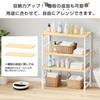 YDH Over-the-Trash Can Rack, 80cm Wide X 40cm Deep X 100cm High, 5-Tier Adjustable Shelf, Kitchen Shelf, Microwave Rack, Rice Cooker Storage, Over-the