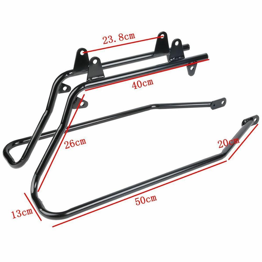 Motorcycle Saddlebag 6x9" Speaker Lids Conversion Bracket For Harley Softail Heritage Deluxe 1984-2017