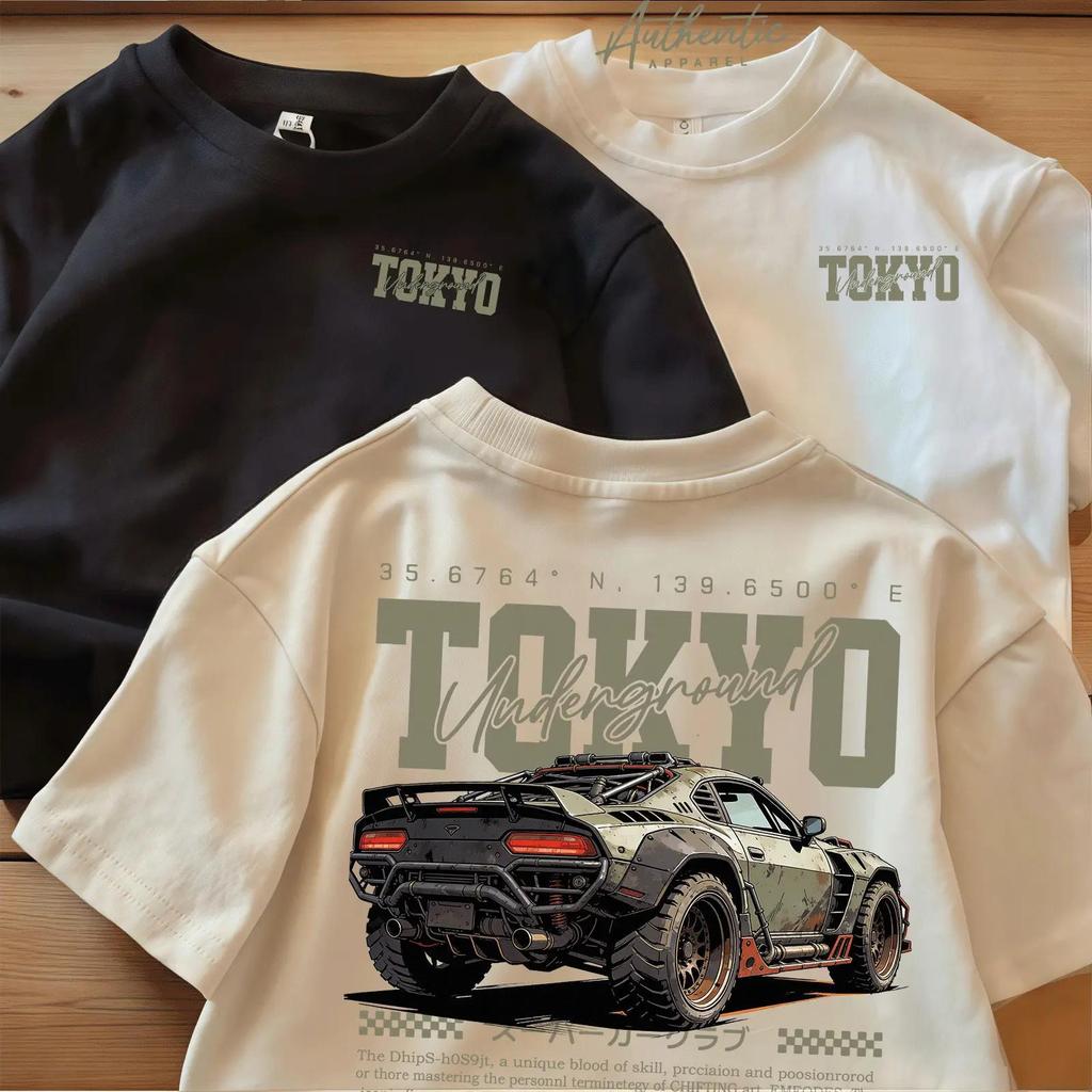 Kids Short Sleeve T-Shirt, Japanese Style, Cartoon Car Print, Casual Versatile Summer Top for Boys