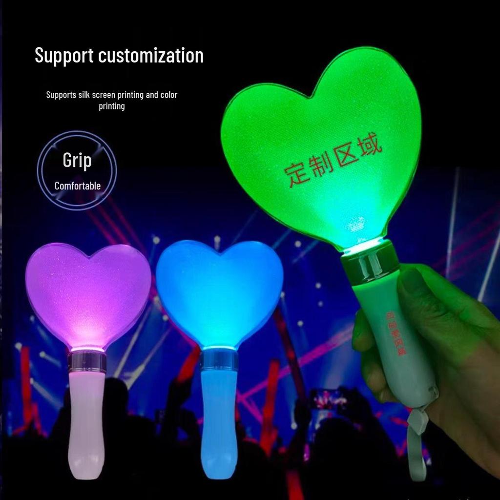 Seven-Color LED Glow Stick for Concerts - Atmosphere Star Prop