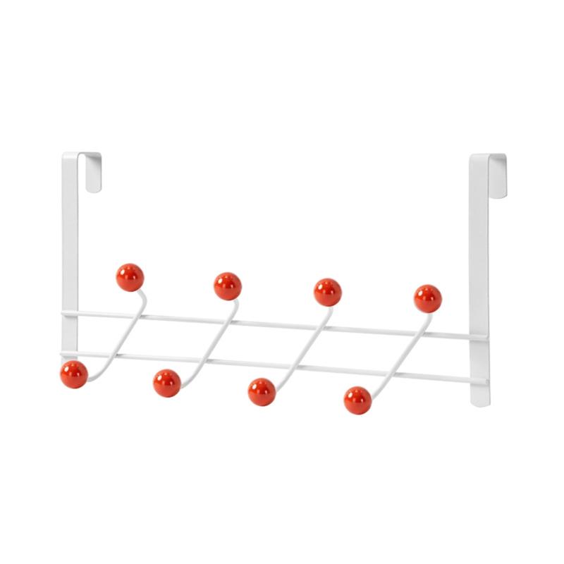 

Hooks Over The Door Stoarge Hook Bathroom Hat Towel Hanger Kitchen Shovel Spoon 1 красный