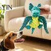 Soft Chew Toys for Corgis Pterosaur Plush Dog Toy with Sound, Durable Bubble Velvet Fabric Pet Interactive Pulling Games Toy, Bite Resistant