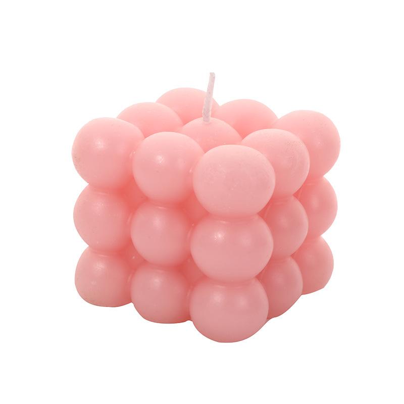Ins Style Creative Bubble Shape Rubik's Cube Scented Candle Home Simple Scented Candle Decoration