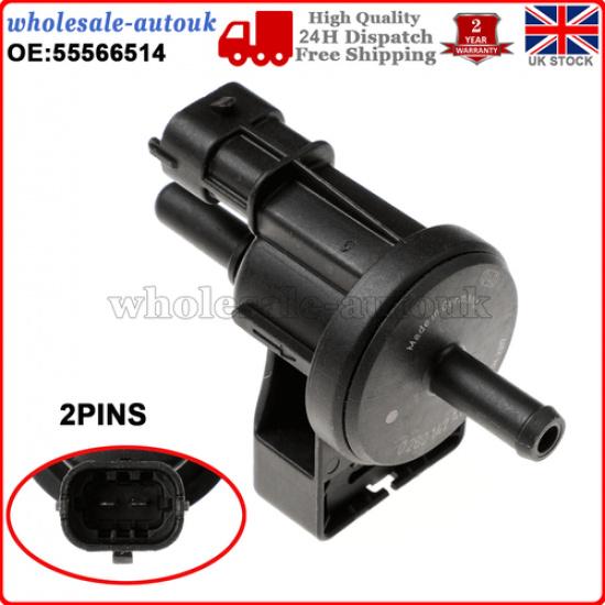 For Vauxhall Corsa E/D Evaporation Petrol Control Purge Solenoid Valve 55566514