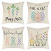 Easter Pillowcase, Easter  Decorations Home Decor Cushion Cover 45x45