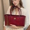 Grote Capaciteit Gaschromatografie Pendelaar Tote Bag - Een Niche, Stijlvolle en Retro Crossbody Tas