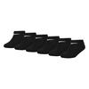 Childrens/Kids Swoosh Low Cut Trainer Socks (Pack of 6)