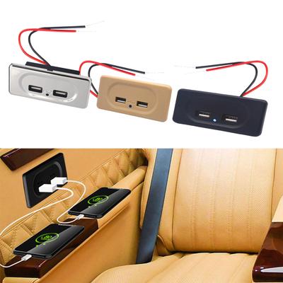 12V Auto Steckdose Dual USB Ladegerät für Steckdose Auto Einbau Wohnmobil Wohnwagen Autozubehör
