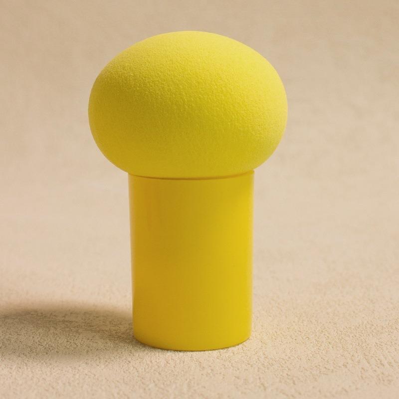 

Colorful mushroom head air cushion powder puff soft beauty egg gourd dry and wet powder puff makeup sponge egg beauty egg жёлтый