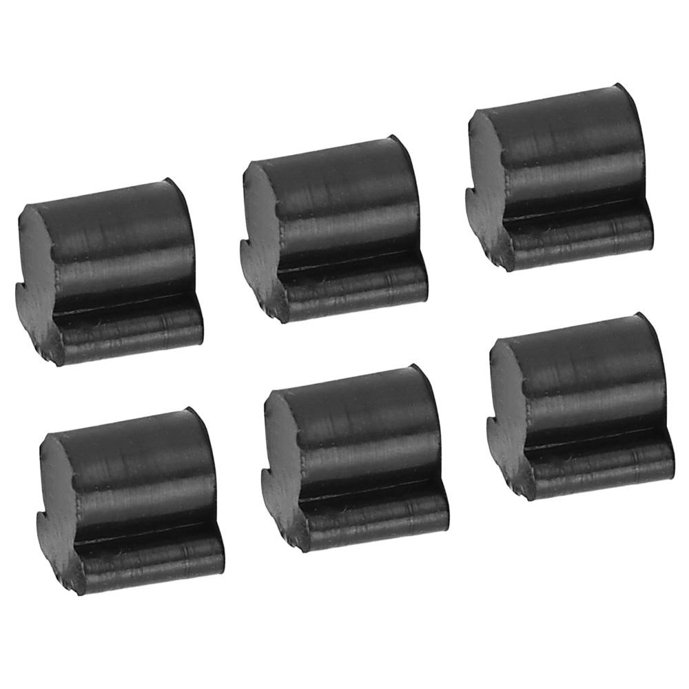 12 Stück Schwarzes Horn Kolben Gummiunterlage 3,5 mm Ventil Rotor Gummi Puffer Anschlag Für Trompete