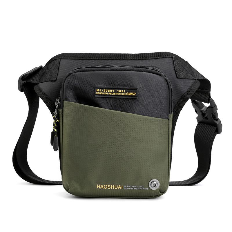 Motocykl Rider Drop Leg Bag Taška do pasu pro muže Travel Assault Pánský Nylonový pás Messenger Cross Body Fanny Pack Tašky na boky