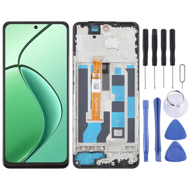 

OEM РК-екран Digitizer Повна збірка з рамою For Realme C65 5G