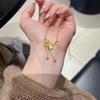 Ancient and New Chinese Spirit Snake Wrapped Butterfly Necklace Women's 2025 New Collarbone Chain for Girlfriend Valentine's Day