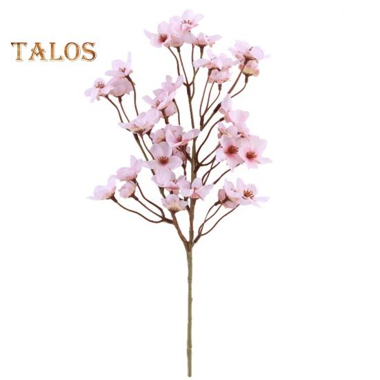 

Искусственный цветок сливы, длинная ветка, реквизит для фото, простой в уходе, декоративный свадебный букет, искусственный цветок сливы, свадебный декор розовый/фиолетовый