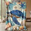 Ocean Adventure Map Theme blanket Lightweight Warm Flannel Blanket Decorative Throw Blanket for Home Decoration
