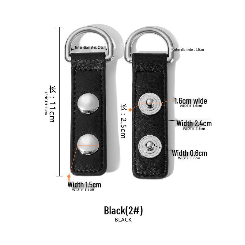 Adjustable D-40 Leather Messenger Bag Shoulder Strap with Wear-Resistant Replacement Buckles