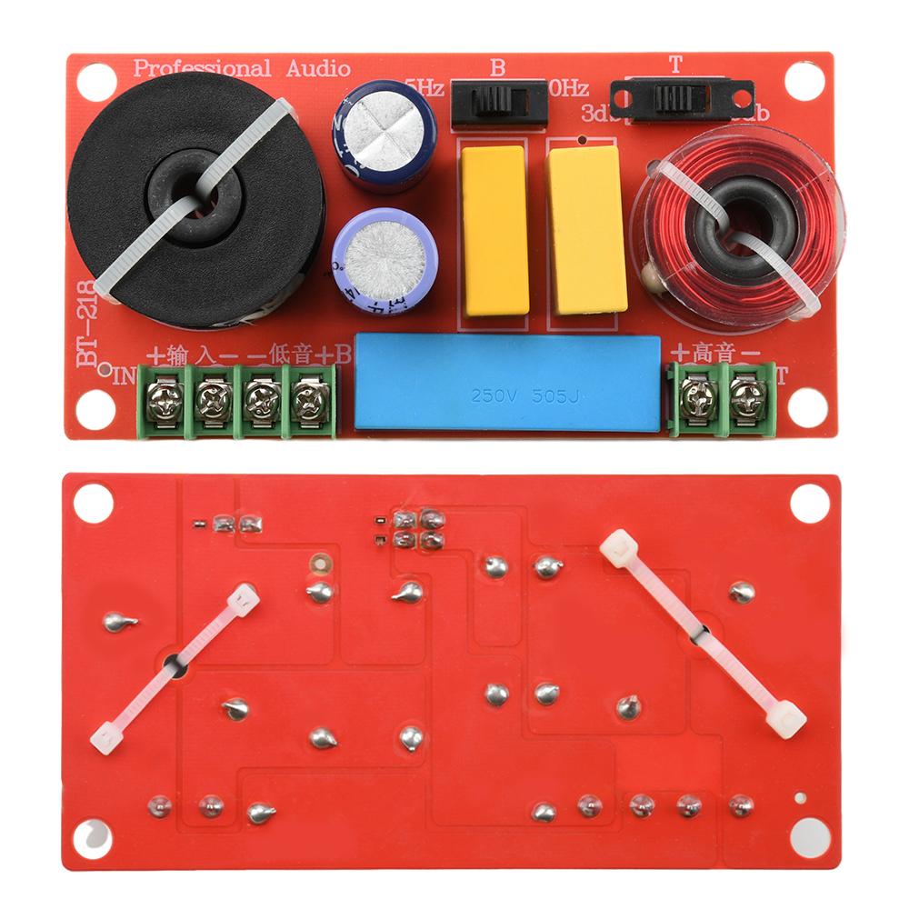 150W HiFi Bookshelf Frequency Divider High Bass Adjustable Speake Crossover Support 70Hz-20kHz DIY Speakers Modification