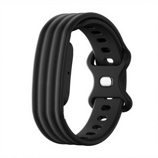 Jijijing Silicone Band for Google Fitbit Air, Water Sweat Resistant Sport Band, Adjustable Fitness Tracker Strap Replacement