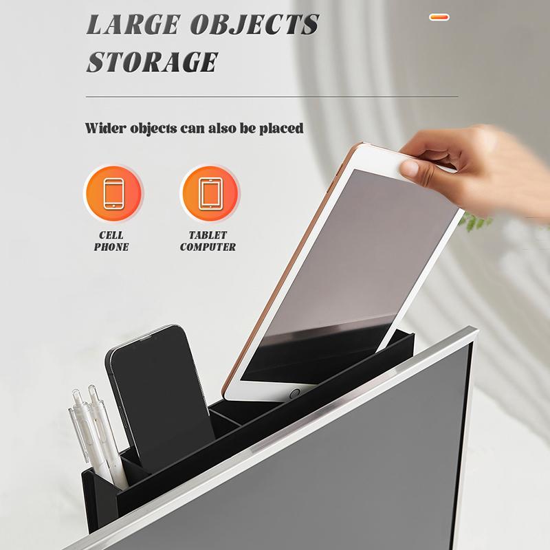 Wall Mounted Remote Control Organizer Box Space Saving TV Countertop Sorting Rack for Living Room Bedroom Hotel Room Use