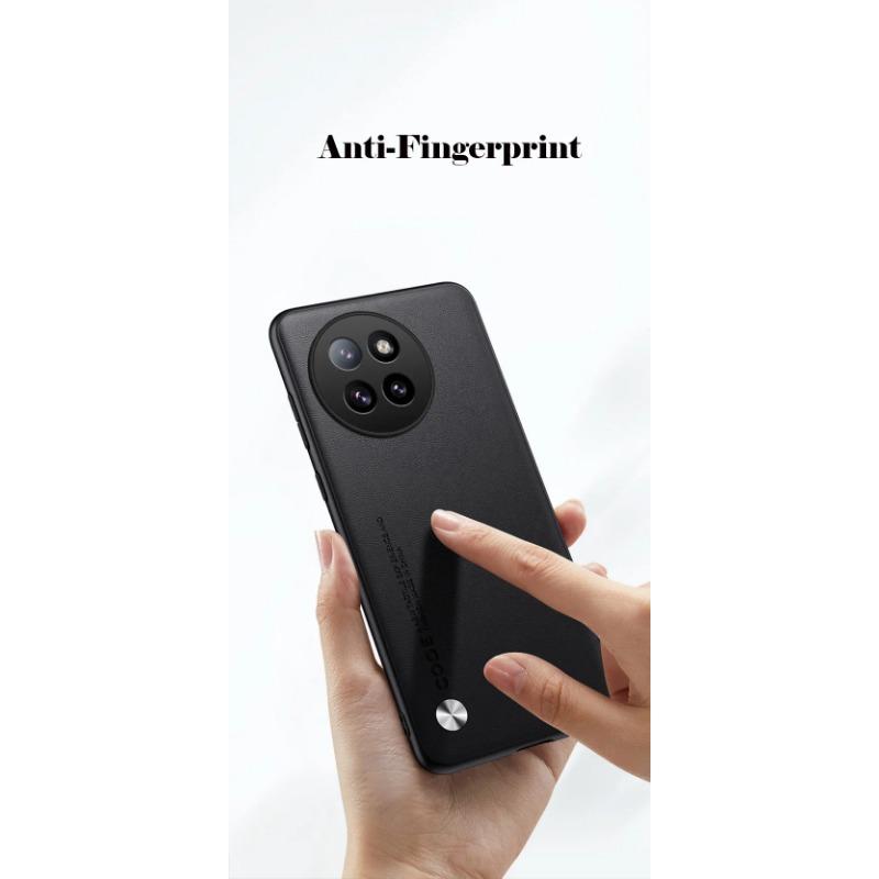 Luxury Leather Phone Case Plain Skin Shockproof Soft Back Cover for Xiaomi Civi 4 Pro Civi 4 3 2 Skin Feel Protective