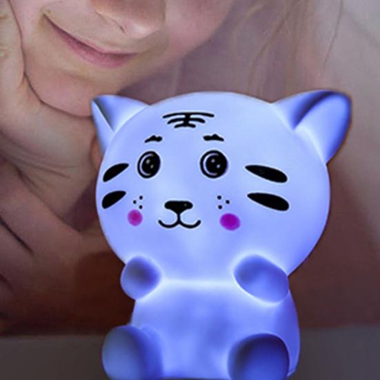 Tiger Night Light Endurance Decorative Kids Gift Bright Toddler Nursery Lamp for Kids