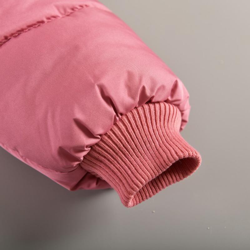 Kinderkleidung Mädchen Winter Lange Mäntel Baumwollpolsterung Jacken Dicke Kapuze Kinder Oberbekleidung für Mädchen Kleidung