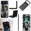 A-A$AP R-Rocky Rapper Phone Case For Samsung Z Flip 7 6 5G Galaxy Z Flip4 Z Flip5 Z Flip3 Coque Black Hard PC Shell Protective C