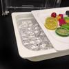 Clear Plastic Bread & Cake Display Tray with Insulated Dust Cover
