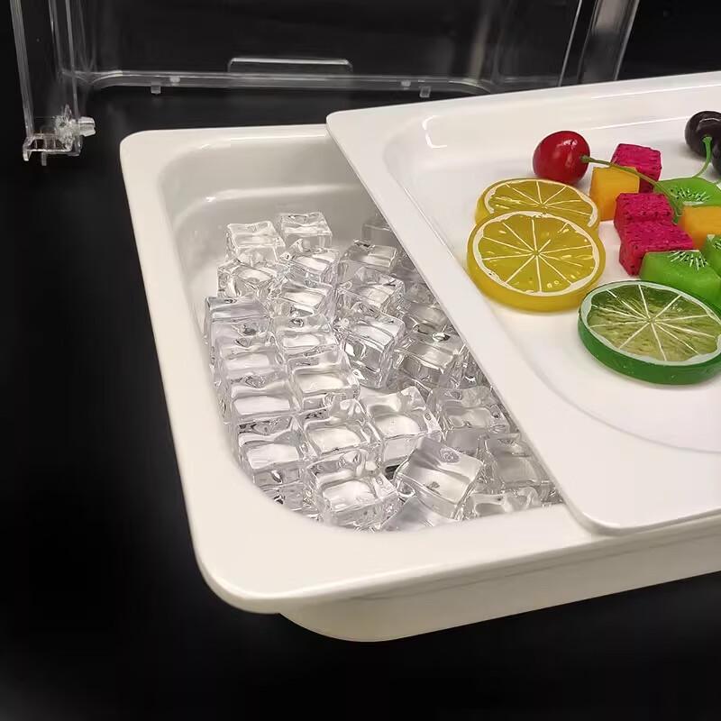 Clear Plastic Bread & Cake Display Tray with Insulated Dust Cover