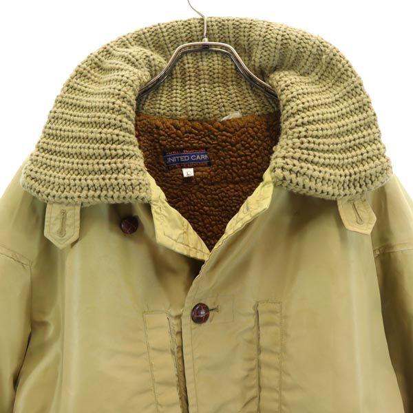 UNITED CARR Toyo Enterprise Long sleeve Blouson L Khaki Back bore Men's Used