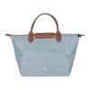 Longchamp Le Pliage Origina 30 Short Handle Button Zipper Closure Nylon Canvas With Leather Trim Dumpling Tote Bag Medium Women tote bags 1623089P80