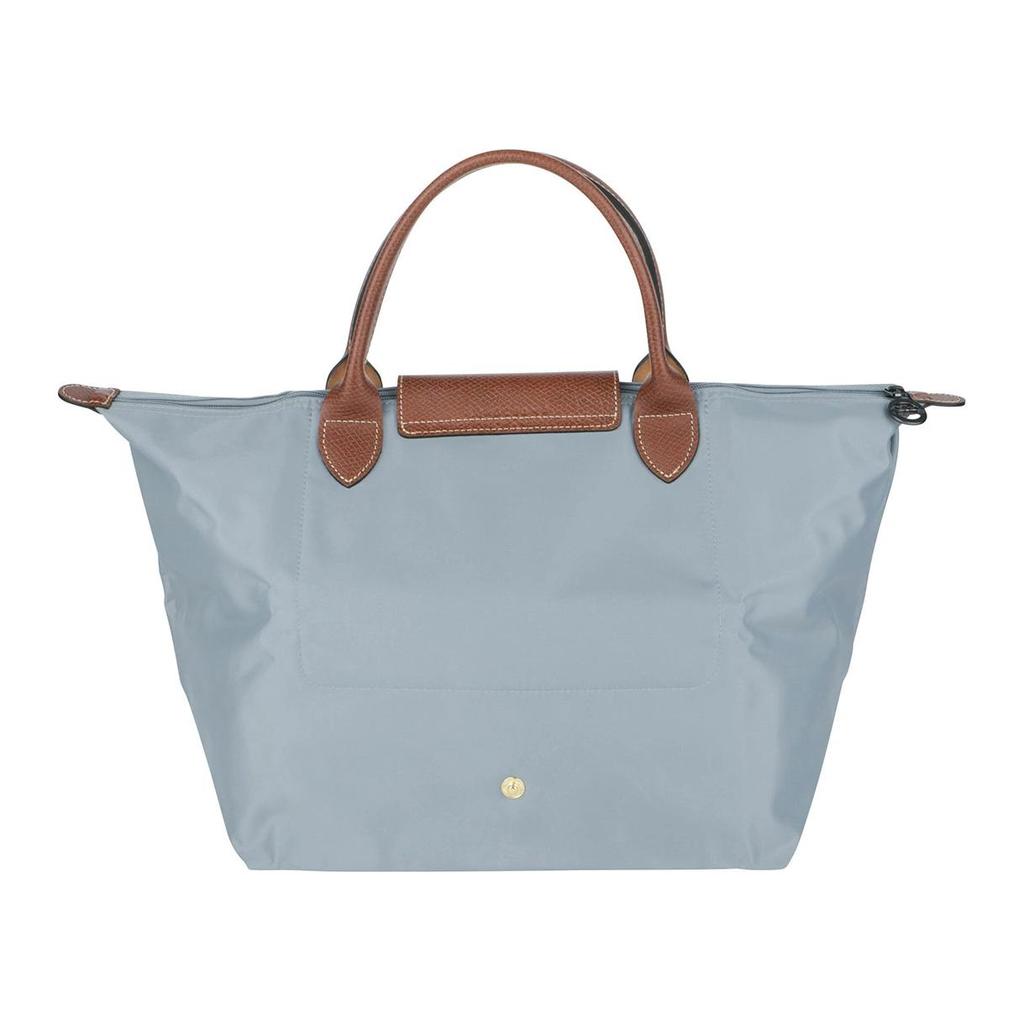 Longchamp Le Pliage Origina 30 Short Handle Button Zipper Closure Nylon Canvas With Leather Trim Dumpling Tote Bag Medium Women tote bags 1623089P80