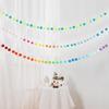 Children’s Room Pompon Bunting Decoration - Birthday Party Tent Backdrop Ornament
