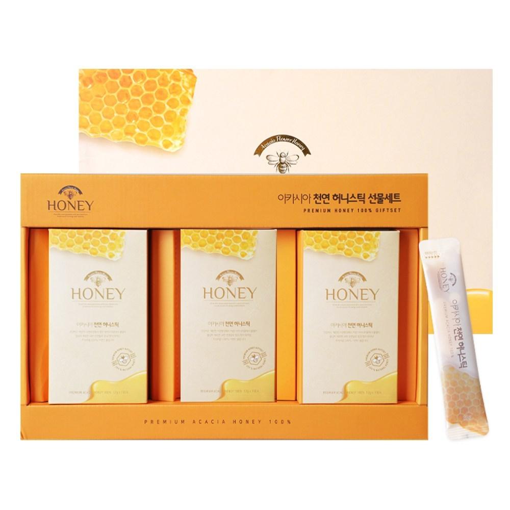 Acacia Natural Honey Honey Stick Holiday Gift Set of 30 pcs