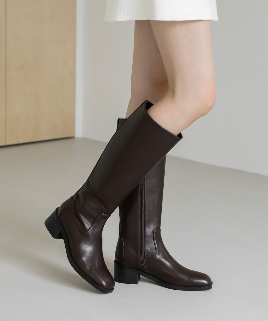 Sappun Everly Square Long Boots (5Cm)