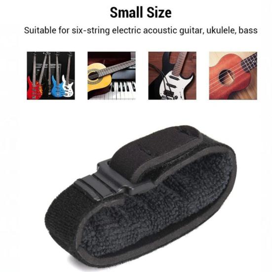 Guitar Strings Mute Dampener Ukulele Bass Acoustic Electric Guitar Muting Strap Wrap Muter Silencer Noise Reducer Musical Instrument Accessories