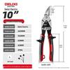 Delixi Electric Tin Snips: Industrial Aviation Shears for Electricians and Metal Cutting