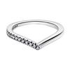Pandora Timeless Fashion Single-Sided Wishbone 925 Silver Ring Women ring 192394C01