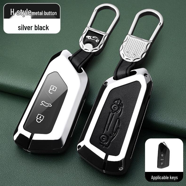 Metal Key Shell for Volkswagen Models: New Sagitar, Lavida Plus, Tayron, Tuon, Tiguan L, Bora, Magotan