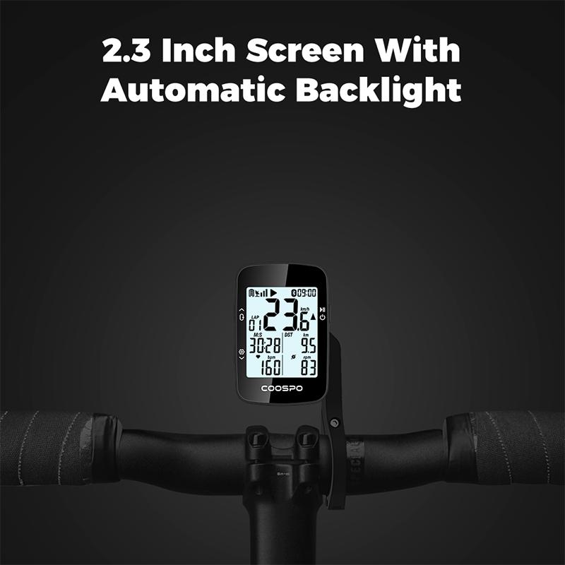 

CooSpo BC26S Wireless Bike Computer GPS Speedometer Odometer Waterproof Road Bike MTB Bicycle with Speed/Cadence Sensor