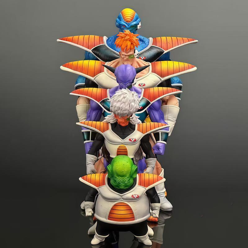Non-Toxic 13-34Cm Anime Dragon Ball Z Ginyu Force Members Burter Jeice Recoom Guldo Action Figures Pvc Statue Collection Model Toys Gifts