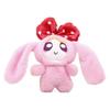 Adorable Plush Rabbit Keychain With Soft Short Fur And Cute Police Bunny Design