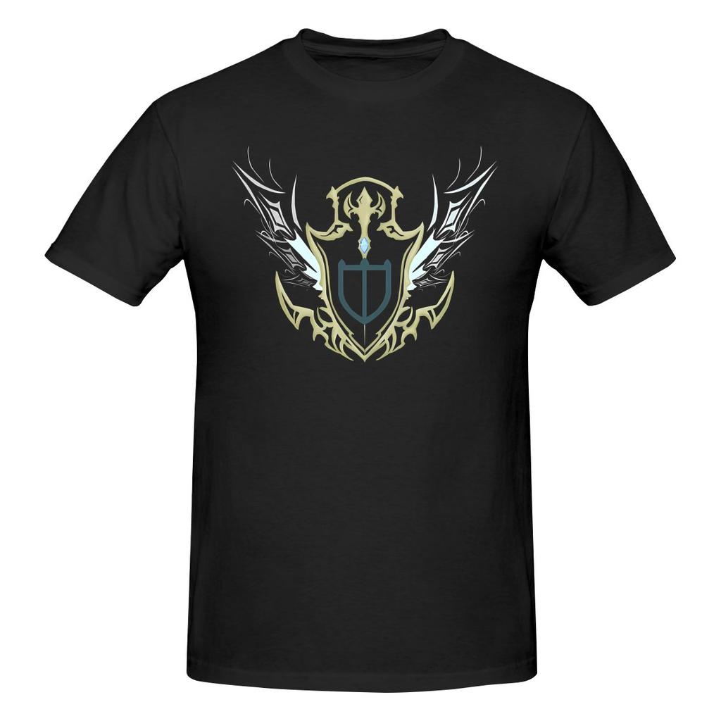 Final Fantasy Xiv Paladin Shield Breathable Tshirt Youthful Feeling Simple Prints Basic Tee