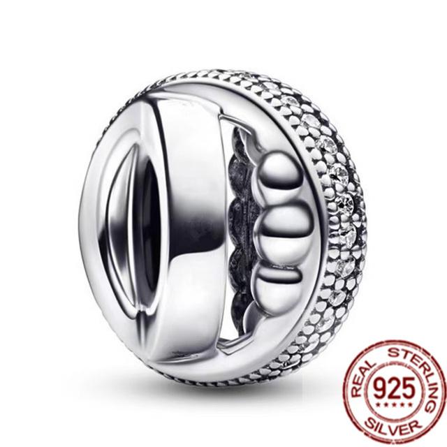 DIY Sparkling Family Tree Rose Flowers Car Heart Charm 925 Sterling Silver Beads Fit Original Fasion Bracelet Fine Jewelry Gift