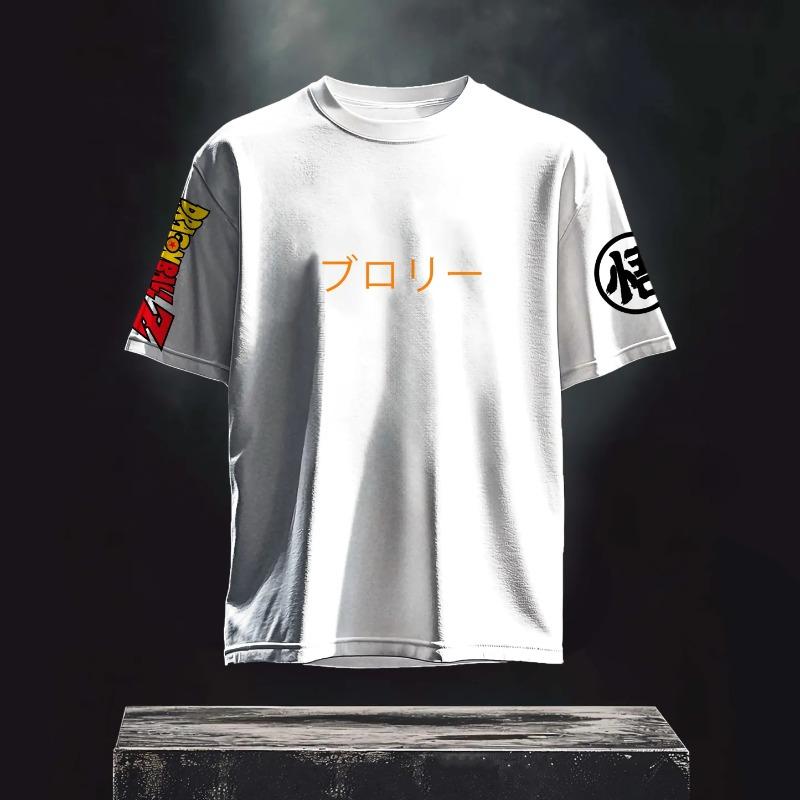 Dragon Ball Anime Graphic Print Men Short Sleeve T-shirt Red  Inspired Character Street Summer Casual Wear for 2025 Trending
