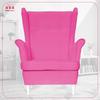 Diana Scandinavian Family Furniture Wing Chair Pink Barbie Fuchsia Pique