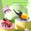 Non-Toxic Educational Insect Building Block Set - Bee & Butterfly Small Particle Models Early Learning Toy Gift For Kids