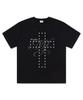 Deomopeuhauseu Morf Flower Cross Oversized Short Sleeve T-Shirt White