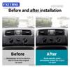 For Skoda Fabia 2 MK2 5J 2007 2008 2009 2010 2011 2012 2013 2014 Real Soft Carbon Fiber Sticker Car Central Control Air Outlet