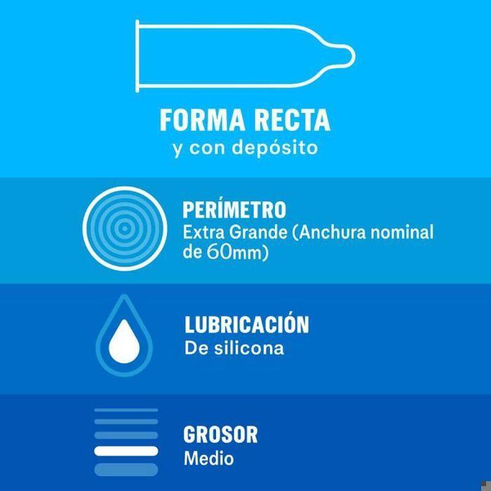 Durex Natural XL Condoms - Box of 12 Condoms